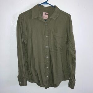 NWOT SO favorite button down shirt size xs